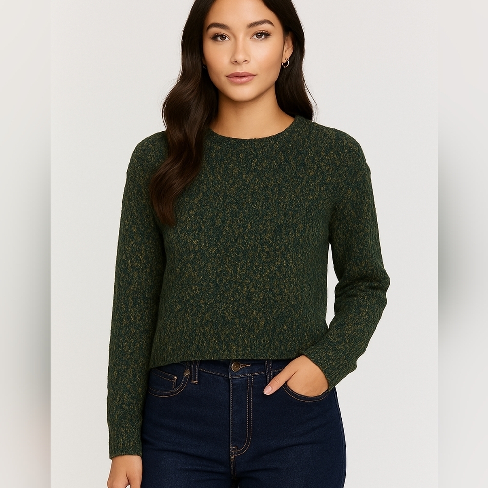 Levi’s XS Woman's Wool Blend Crop Sweater Blue X-small